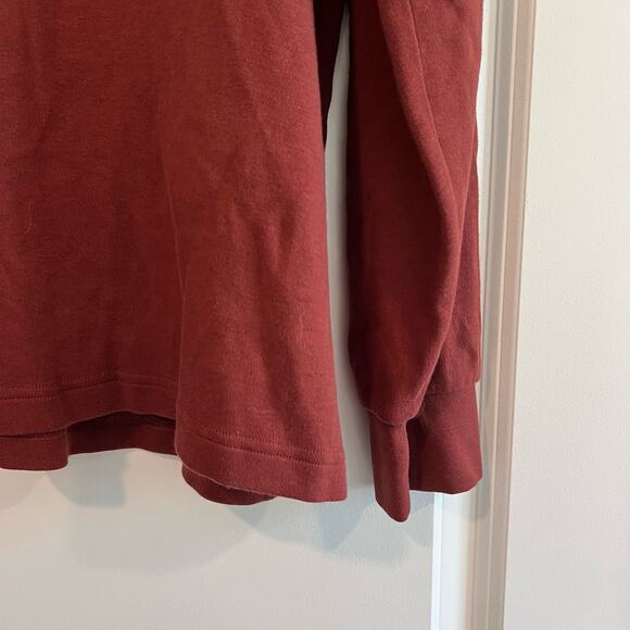 Vintage Men's Columbia Turtleneck Longsleeve Dark Red Size Large - Picture 2 of 9